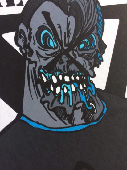 STRAIGHT EDGE ZOMBIE【アートプリント】 - Image 3