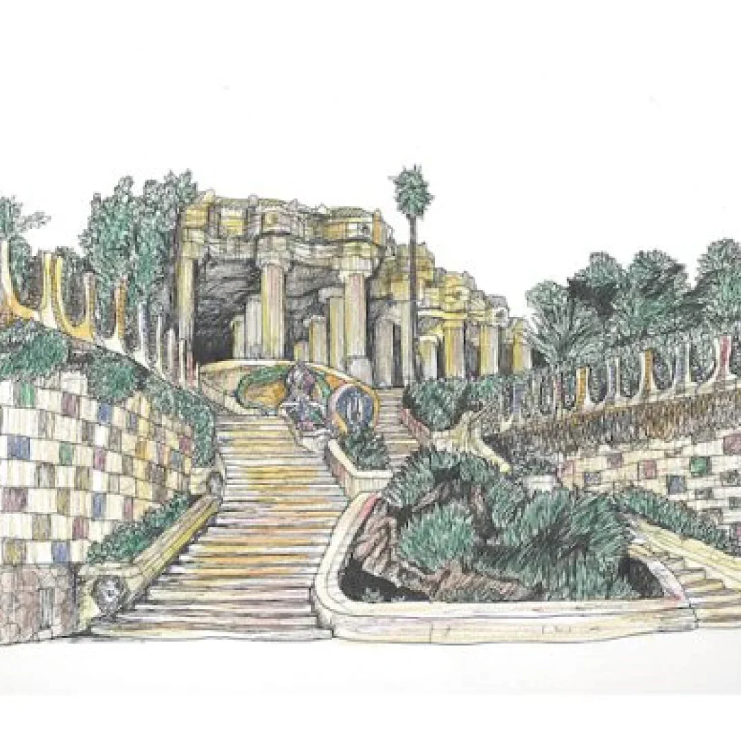 Park Güell【アートプリント】 - Image 4