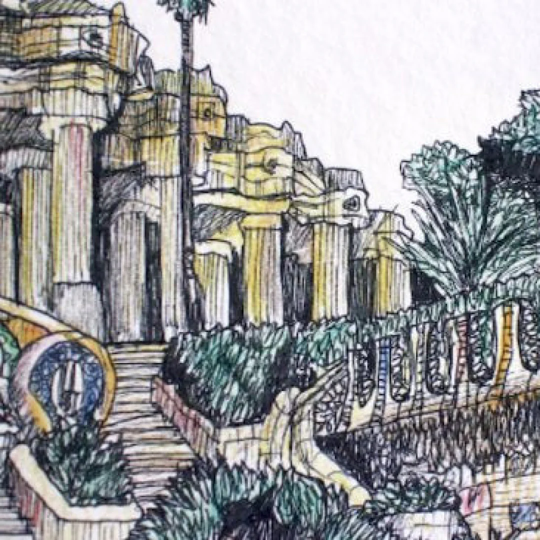 Park Güell【アートプリント】 - Image 5